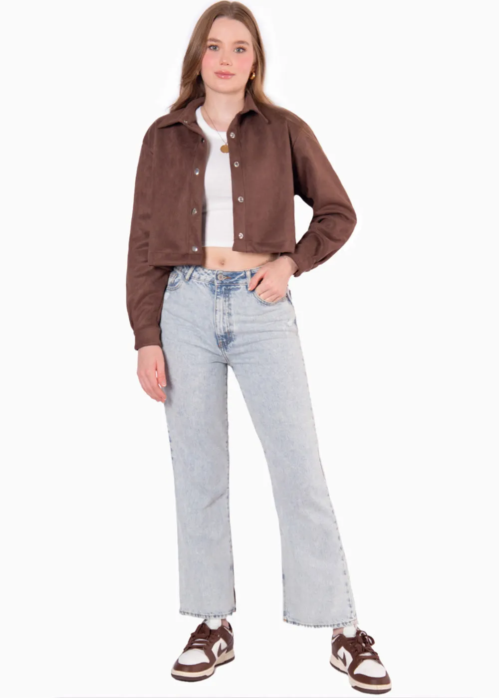 Chaqueta de gamuza corta - PRISSIE
