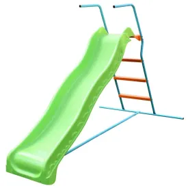 Children's Slide - Wavy - 1.85m - Freestanding - Green