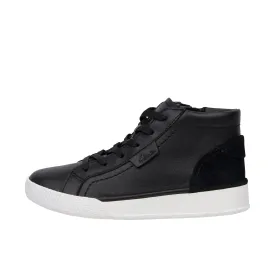 Clarks Womens Craft Cup Hi Black Leather