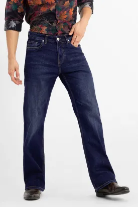 Classic Dark Blue Bootcut Denim