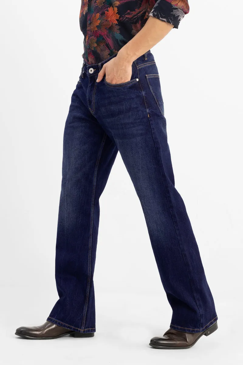 Classic Dark Blue Bootcut Denim