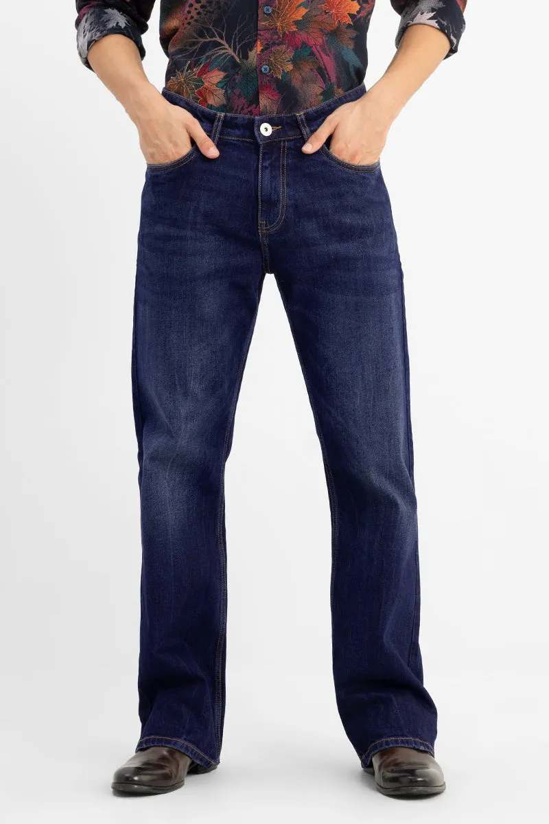 Classic Dark Blue Bootcut Denim