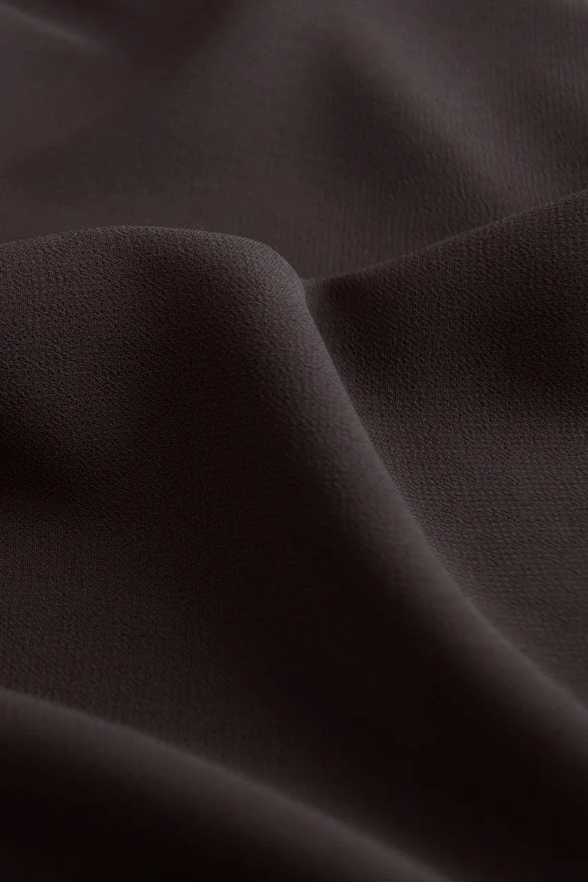 Classic Square Chiffon Hijab - Granite