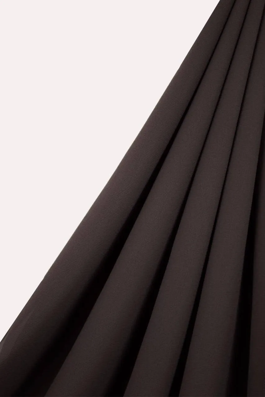 Classic Square Chiffon Hijab - Granite