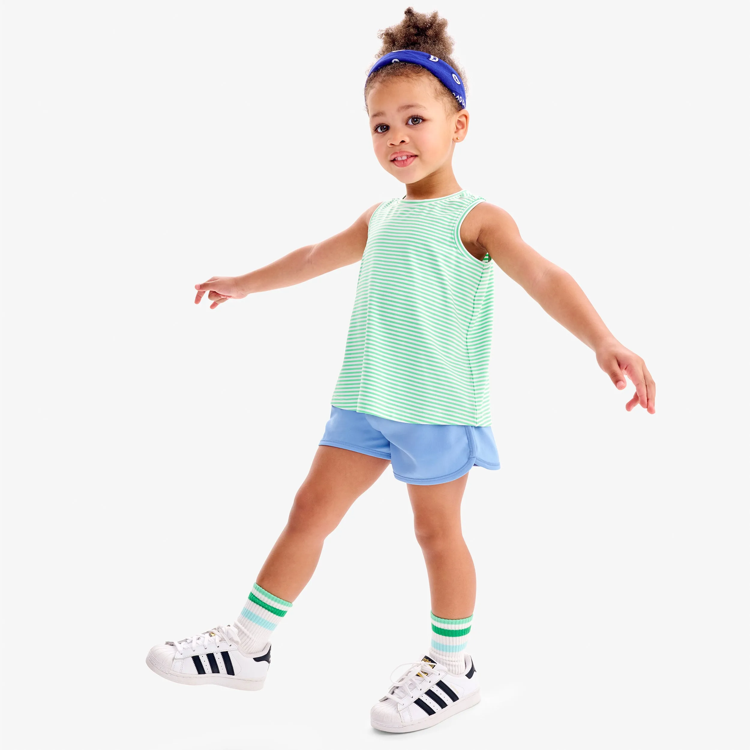 Clearance flexknit swing tank in stripe