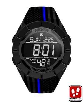 Coliseum Fit™ Assault - Thin Blue Line Edition (Phantom Black) Watch