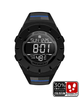 Coliseum Fit™ Forum - Thin Blue Line Freedom Edition (Phantom Black) Watch