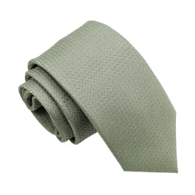 Dark Sage Woven Wedding Tie