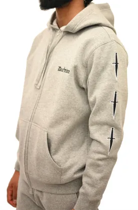 DOCTRINE DAGGER HOODIE (DB0028) GRAY