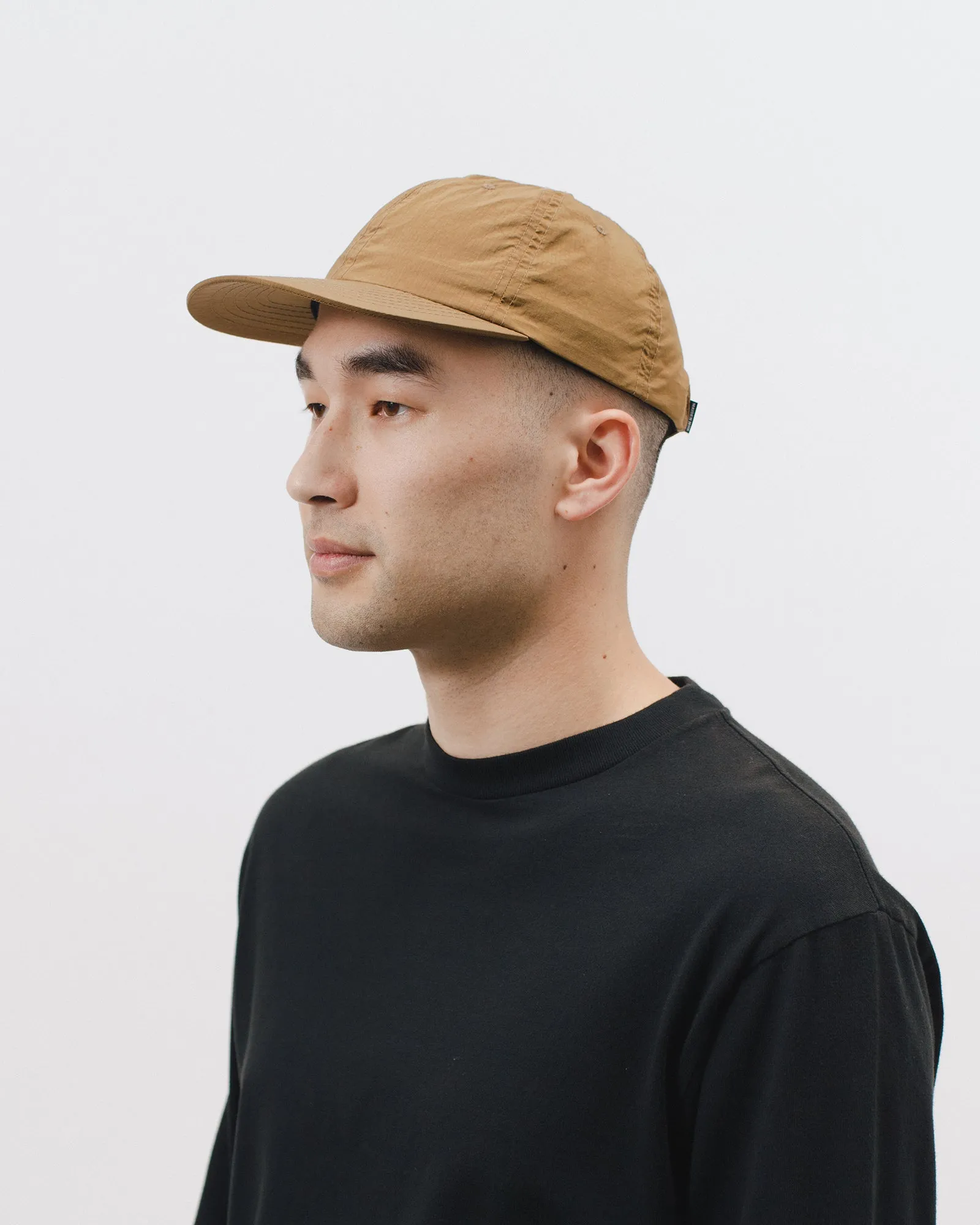 Dyed Nylon Ball Cap - Tobacco