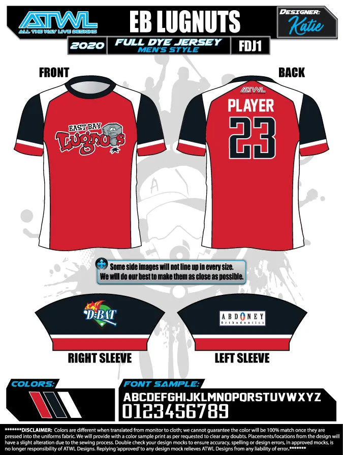 East Bay Spring 2020 Baseball Jerseys