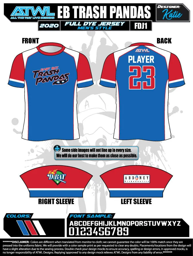 East Bay Spring 2020 Baseball Jerseys