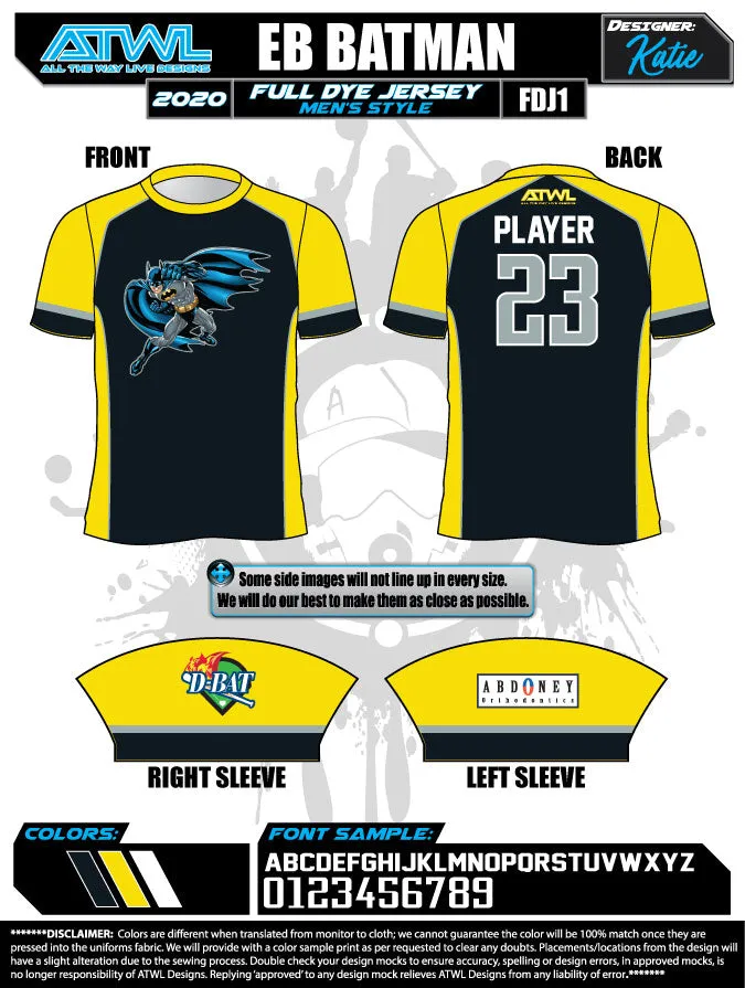 East Bay Spring 2020 Baseball Jerseys