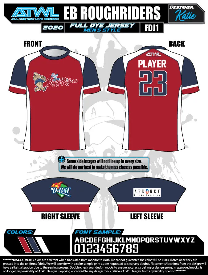 East Bay Spring 2020 Baseball Jerseys