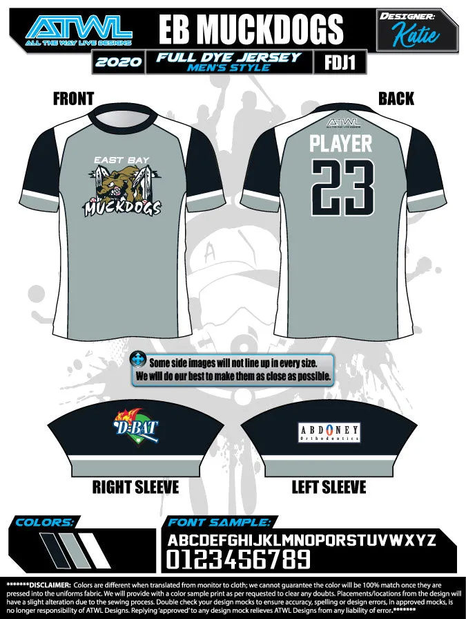 East Bay Spring 2020 Baseball Jerseys