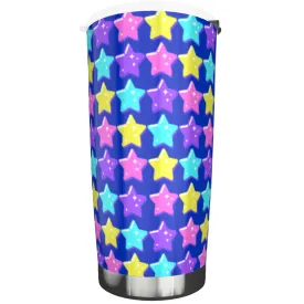 Electric Star Wave Navy Blue Tumbler 20oz