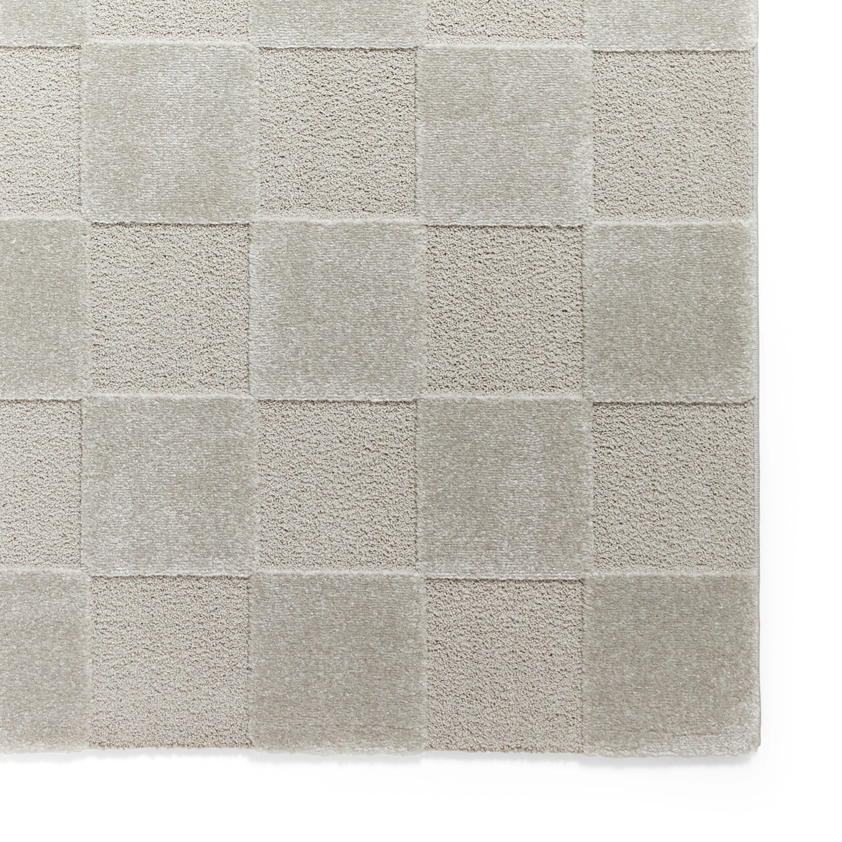 Elio 69924 Multi Textured Pile Rug Silver