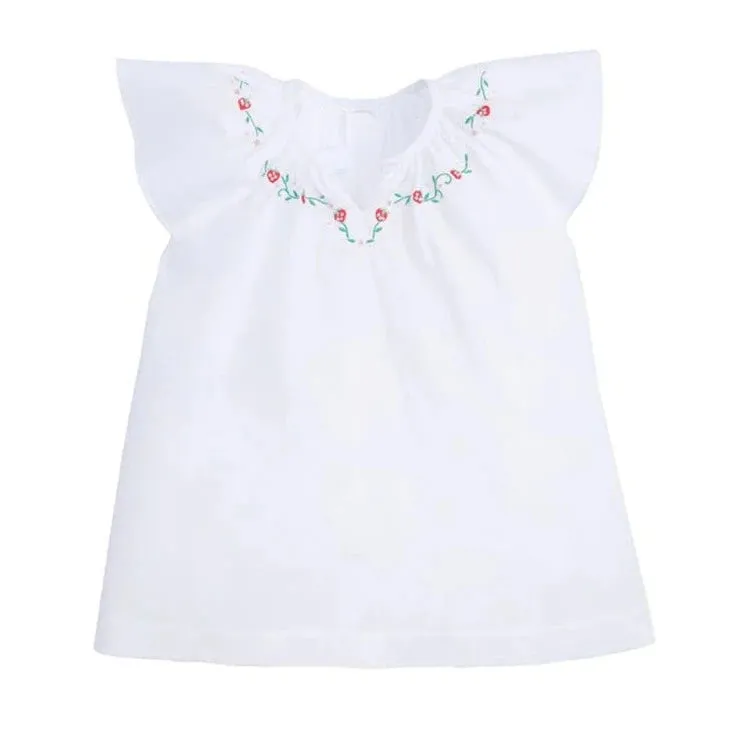 Embroidered Blouse | Strawberry (7)