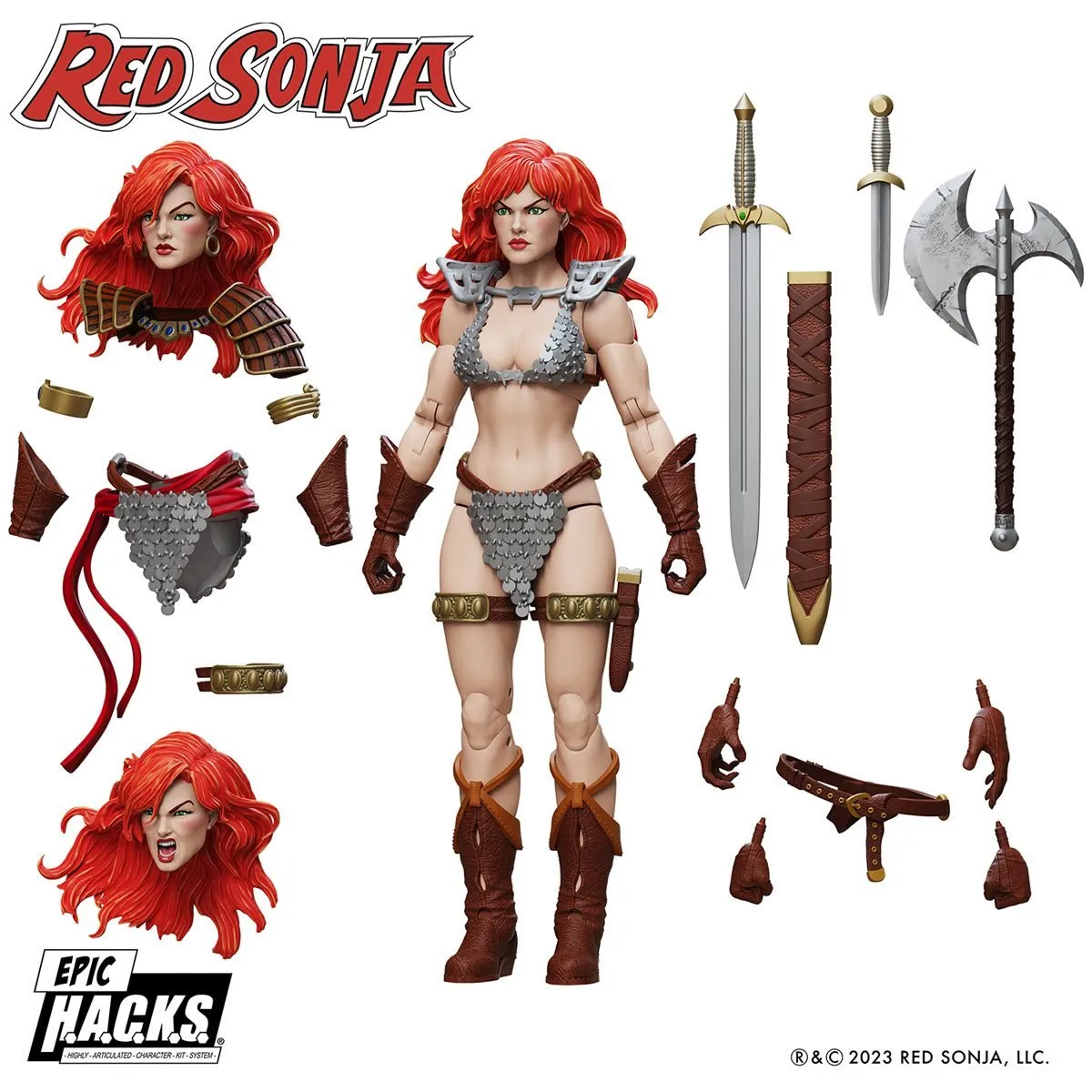 EPIC H.A.C.K.S. 50th Anniversary Red Sonja (1:12 Scale)