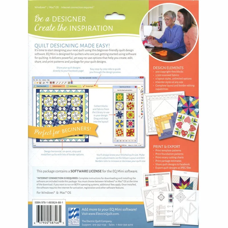EQ Mini Quilt Design Software