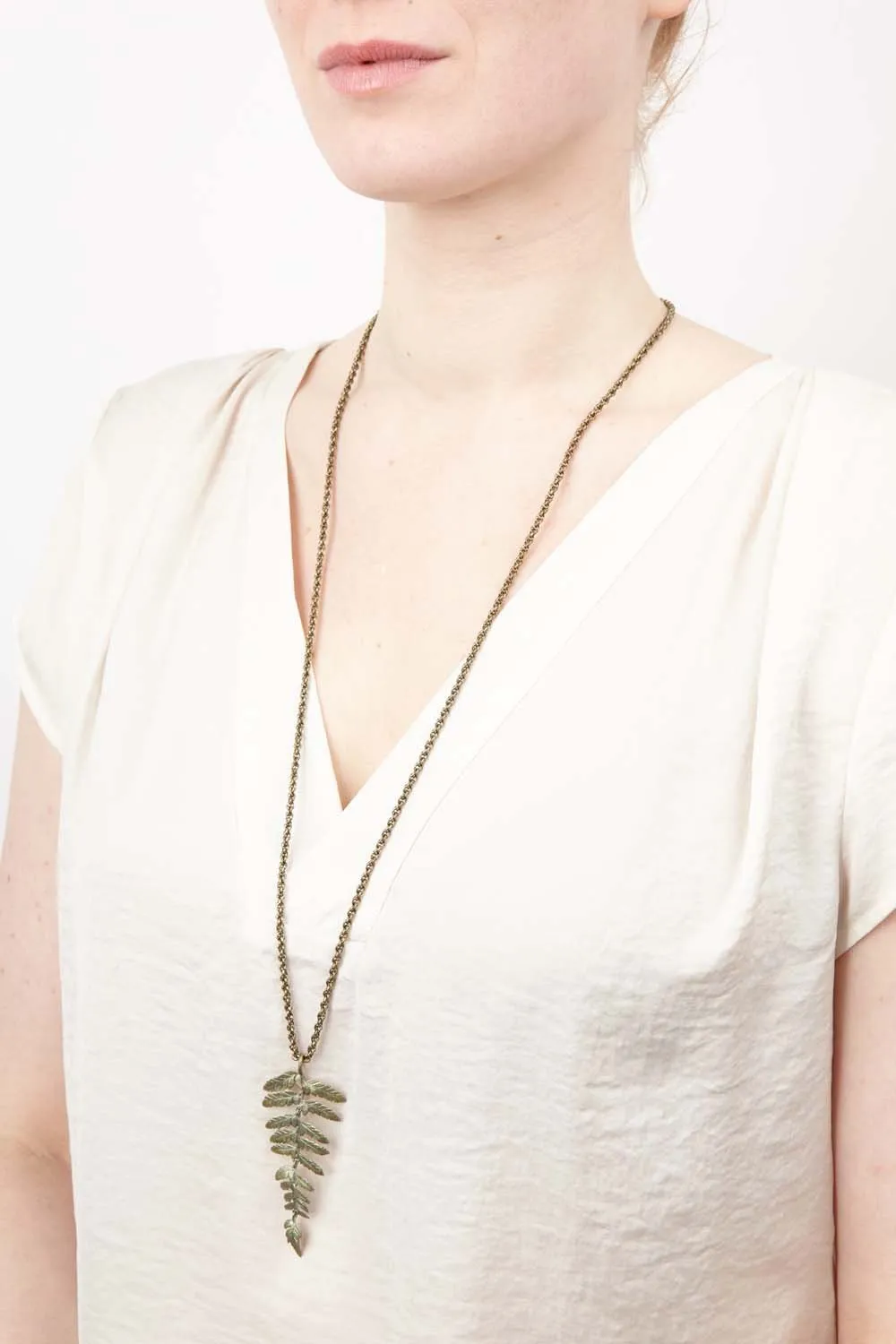 Fern Necklace - 30" Long