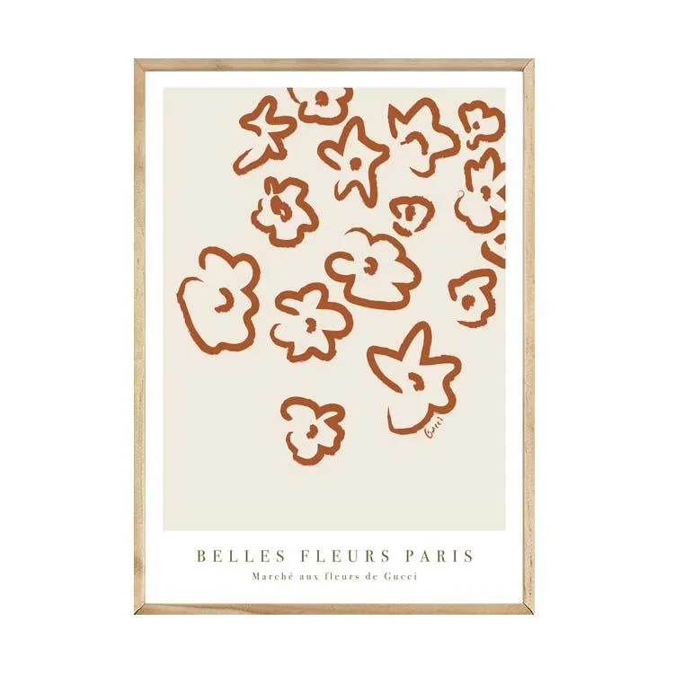FLEURS PRINT RUST