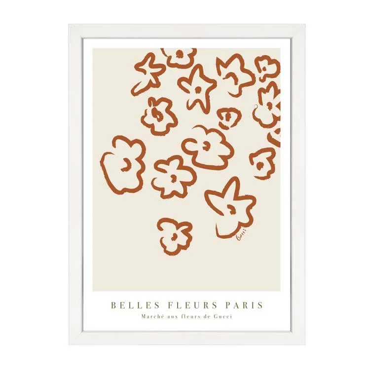 FLEURS PRINT RUST