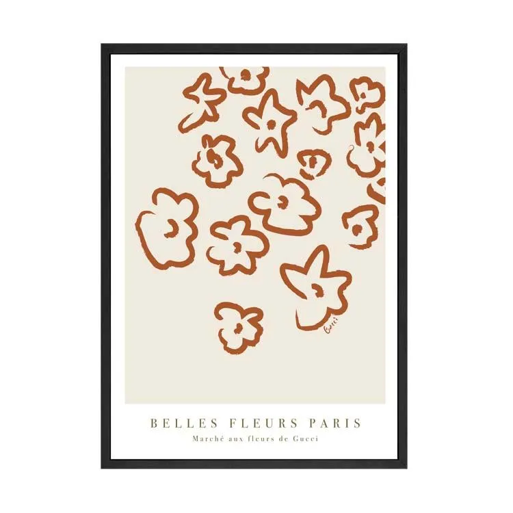 FLEURS PRINT RUST