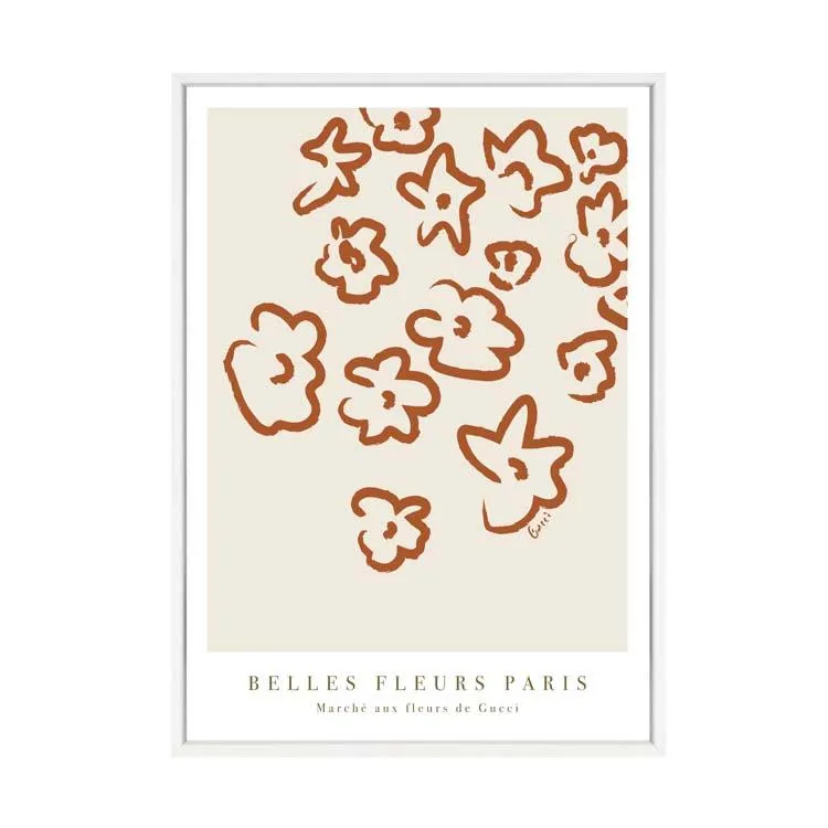 FLEURS PRINT RUST