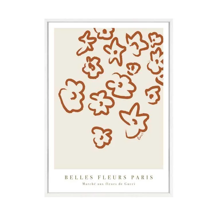 FLEURS PRINT RUST