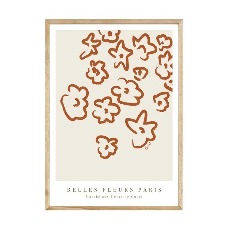 FLEURS PRINT RUST