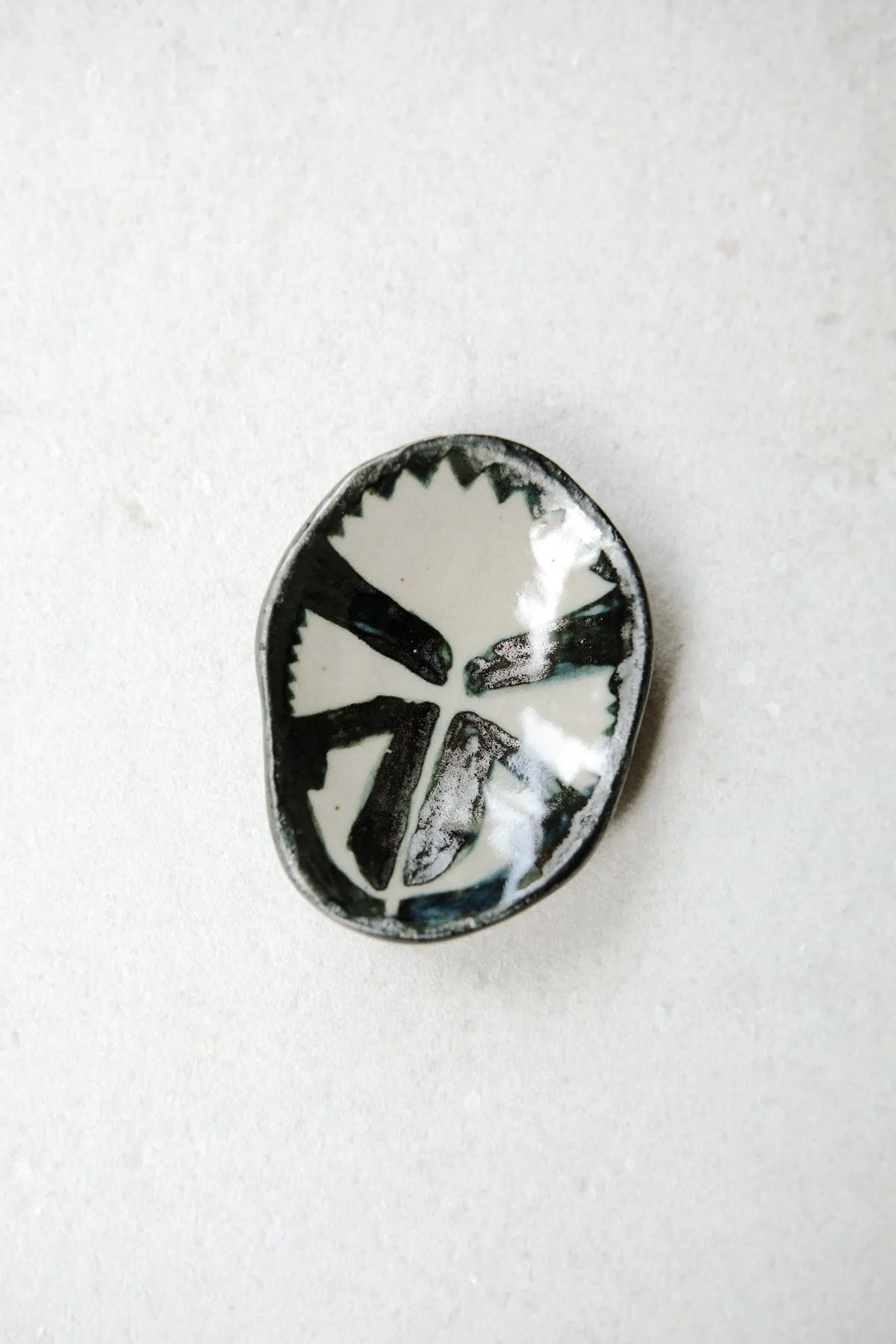 Floral Dish, Painted - Extra Small