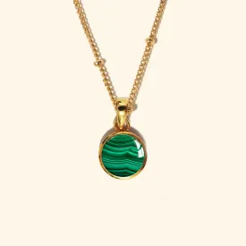 Genuine Malachite Necklace