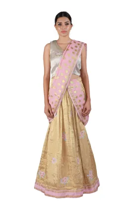 Gold and Silver Lehenga