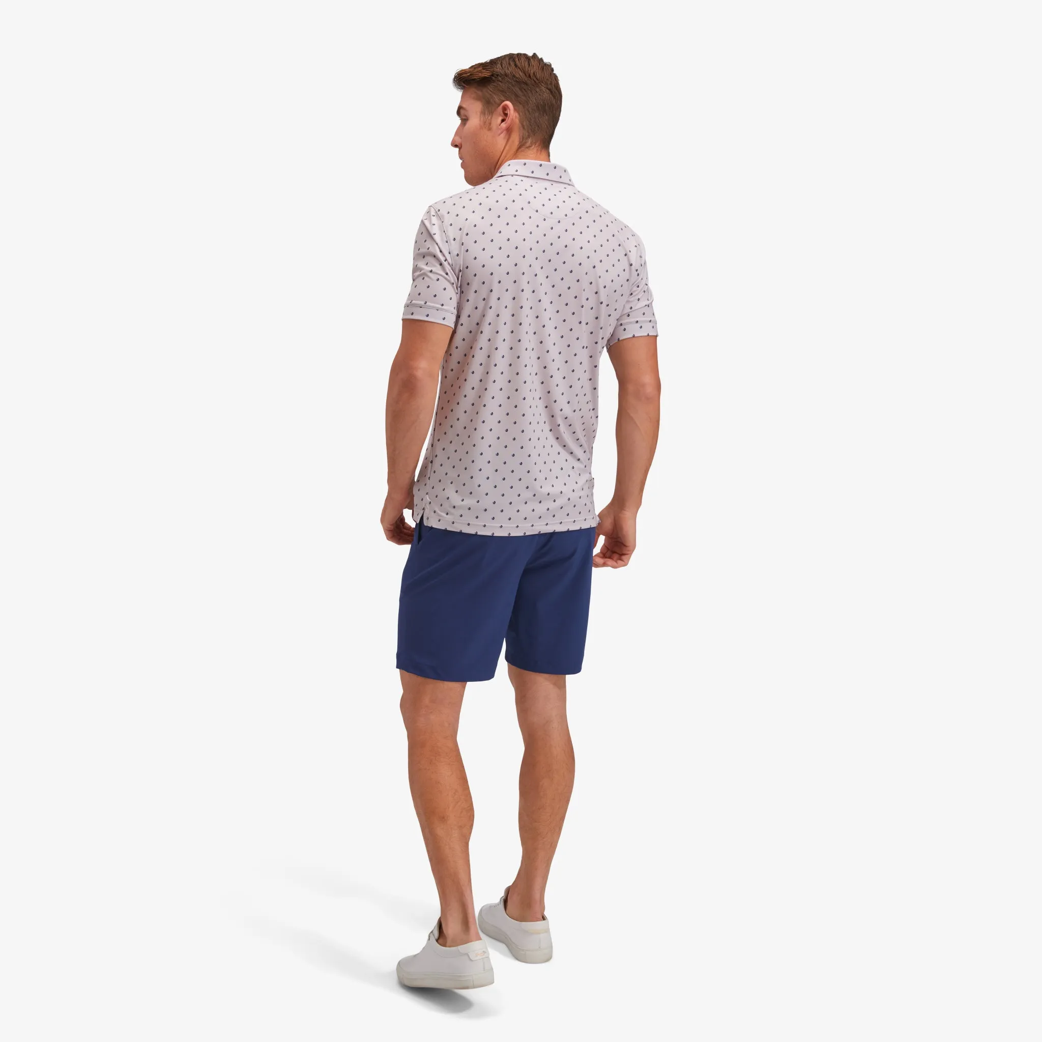 Gray Boat Geo Print