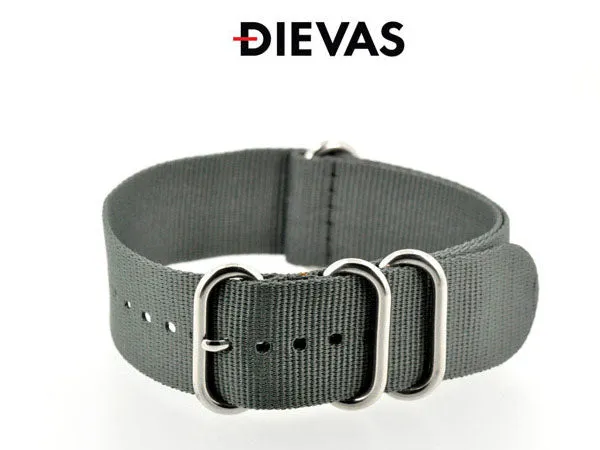 Gray ZULUZ Extreme Nylon Strap 22mm