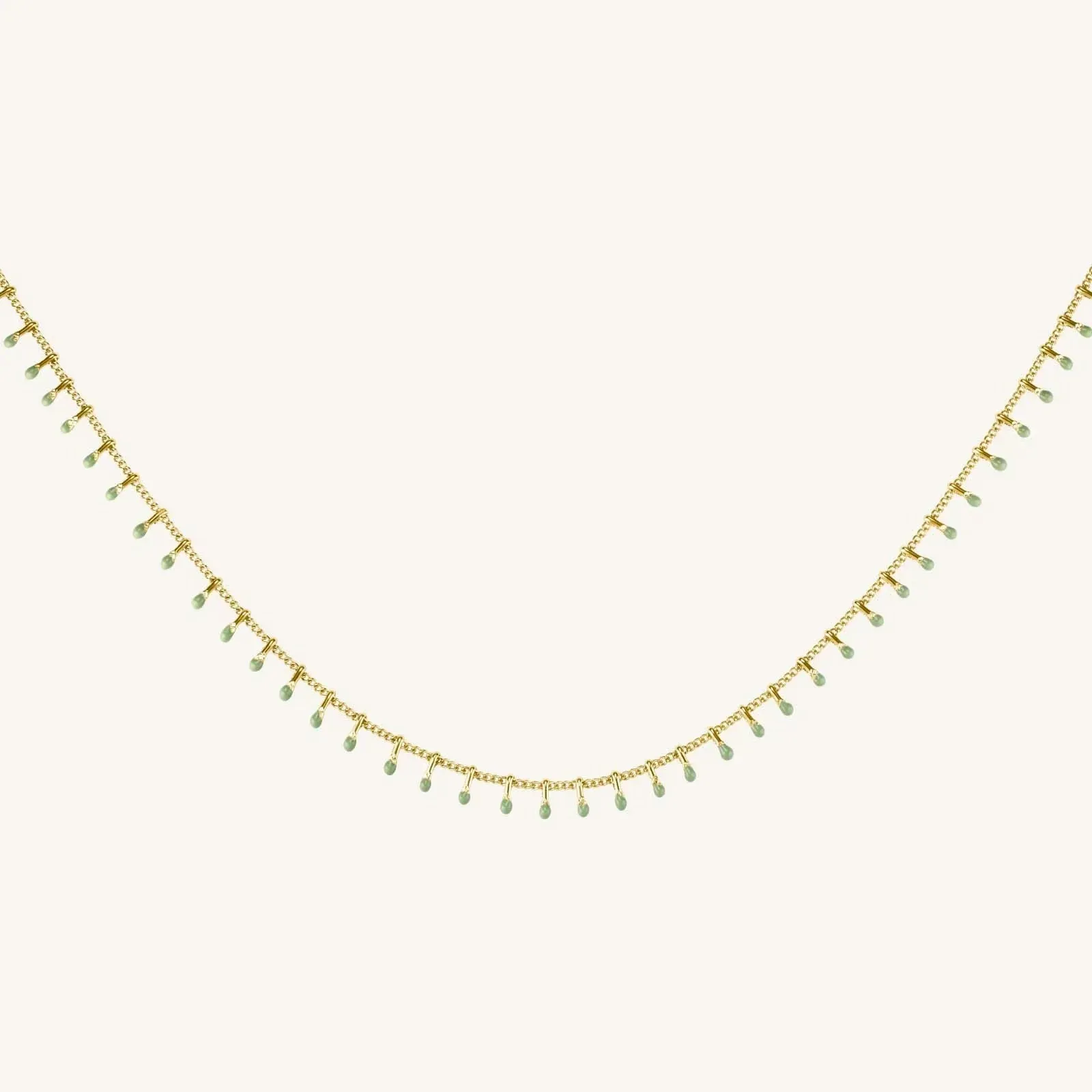 Green Drip Necklace