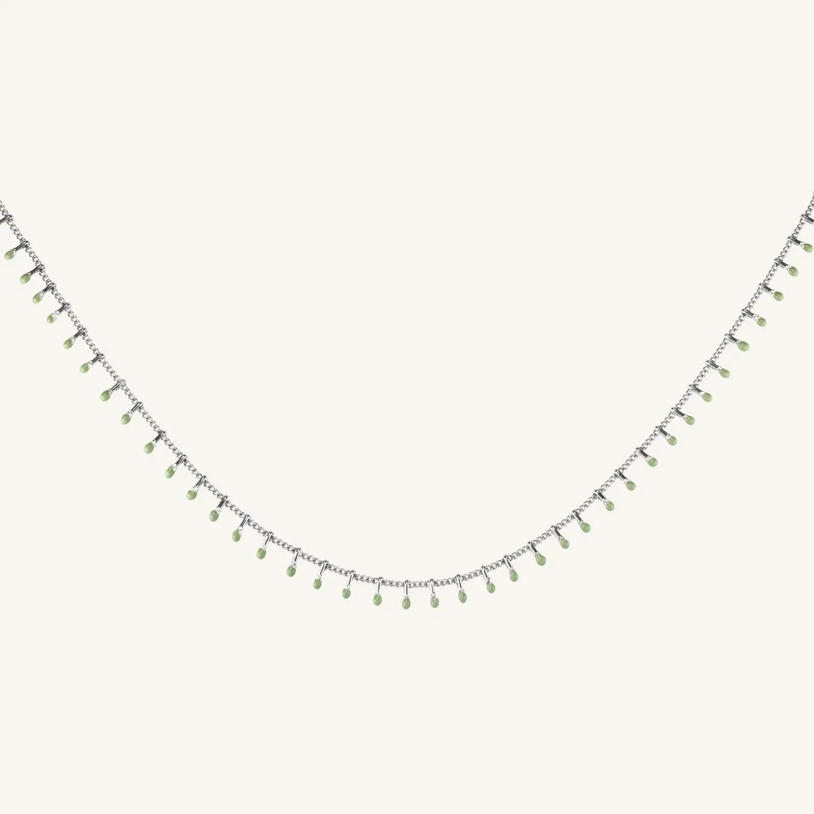 Green Drip Necklace