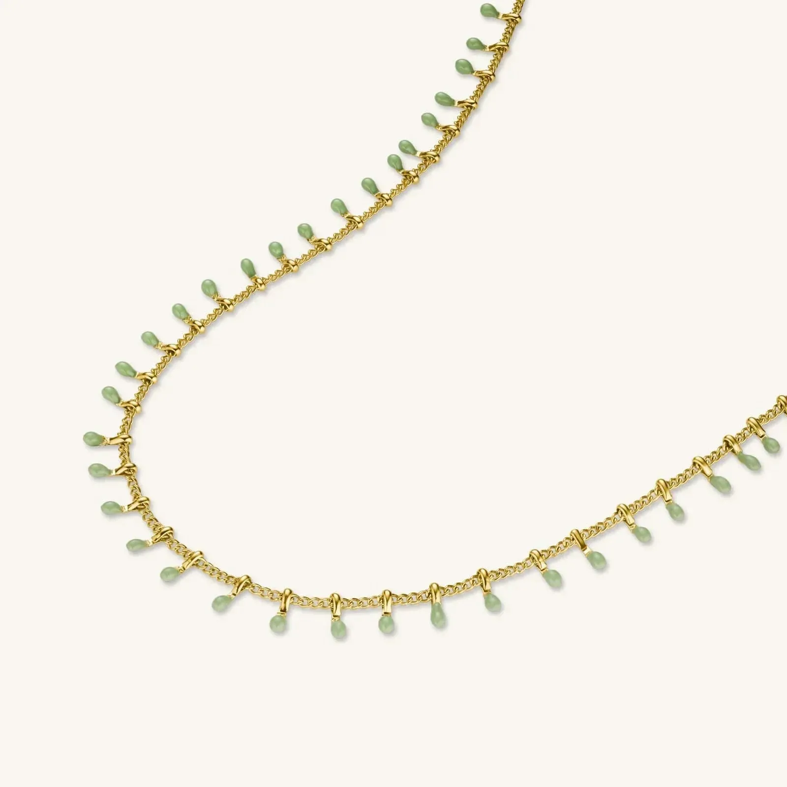 Green Drip Necklace