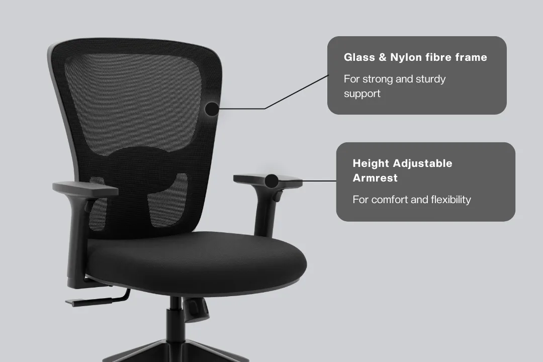 Green Soul Jupiter Lite Mid Back Mesh  Office Chair