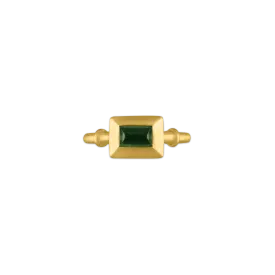 Green Tourmaline Capsa Ring