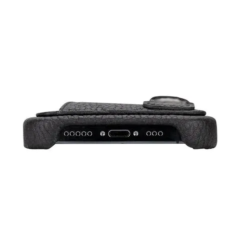 Hartford iPhone 14 PRO Finger Loop Case, Pebble Black