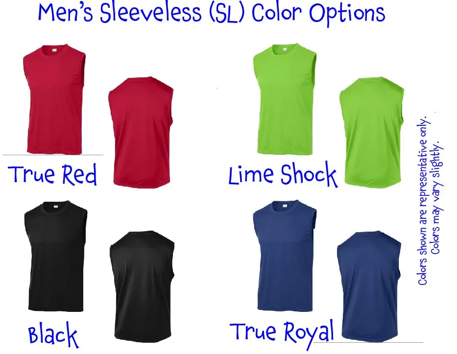 Heber Valley Pickleball Club (Small) | Men's Sleeveless Pickleball Shirt | 100% Polyester
