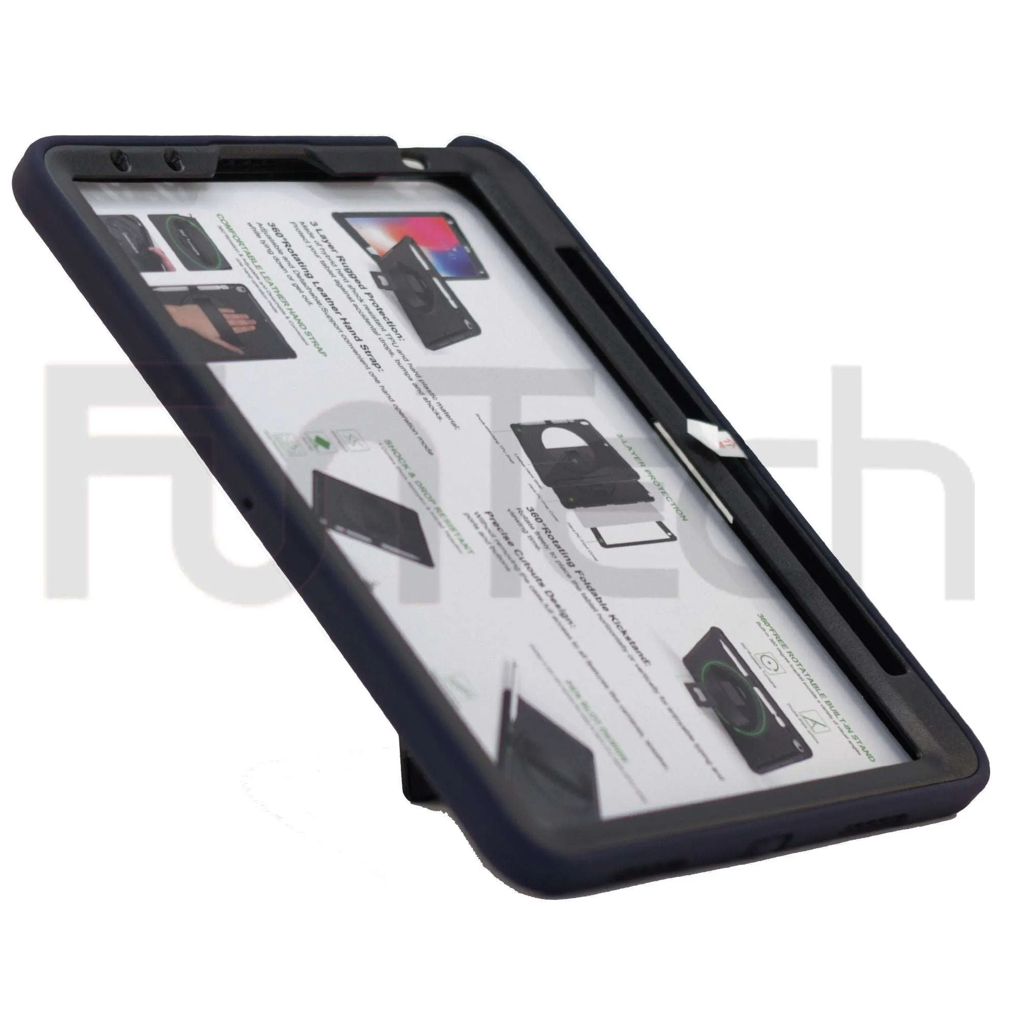iPad Air case 4 10.9 inch/ Pro 11/ 2020/ 2018, Hard Shockproof Case Color Blue