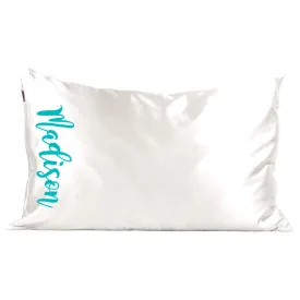 Ivory Satin Pillowcase