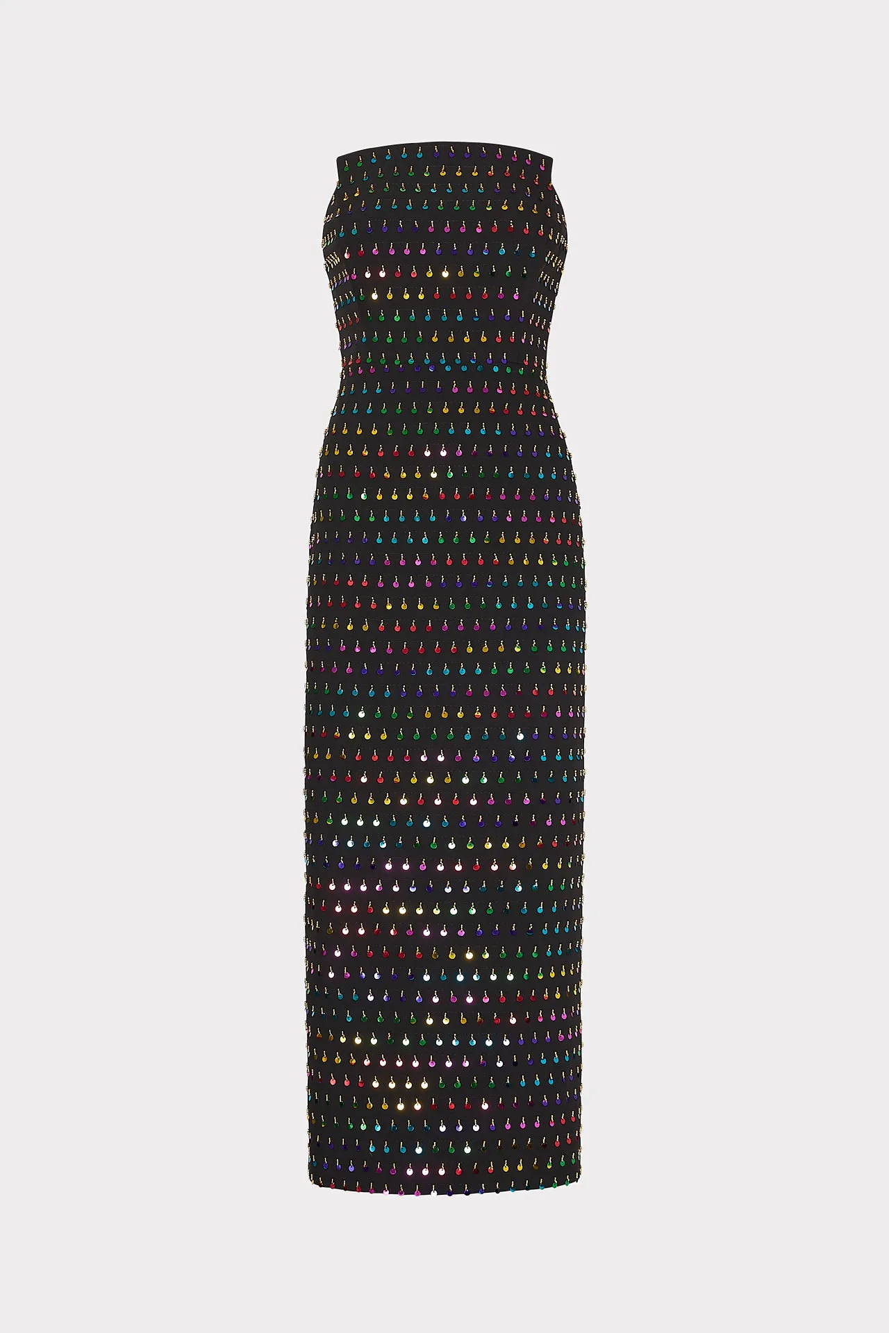 Izabela Beaded Sequin Column Dress