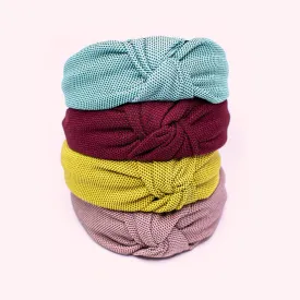 Knotted Fabric Color Womens Headbands | Nova Model