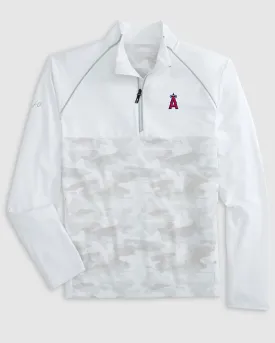 Los Angeles Angels Keiser Camo Mixed Media 1/4 Zip