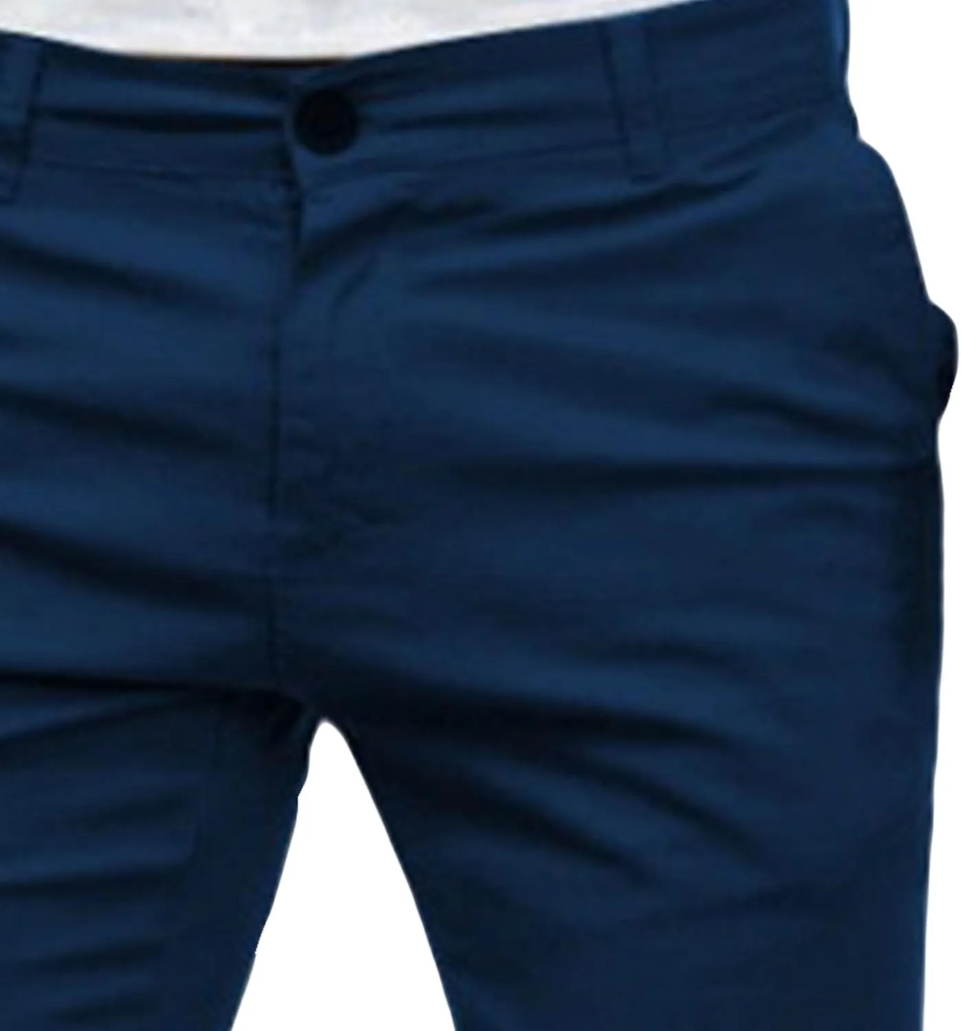 Maiyifu-GJ Men's Modern Stretch Denim Shorts Knee Length Slim Fit Jean Shorts Summer Fashion Short Pants