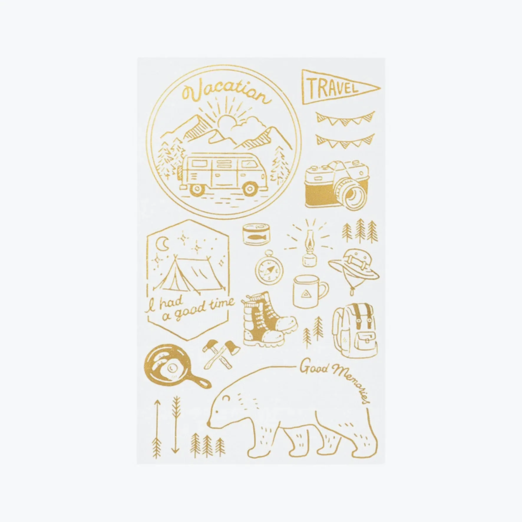 Midori Gold Foil Transfer Stickers {multiple styles}
